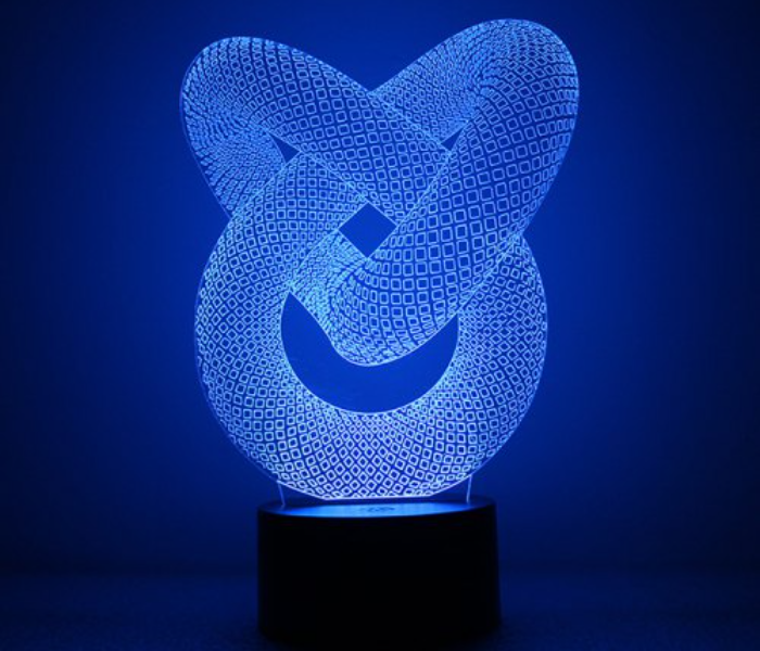 Creative Light of 3D Small Ring Style Table Lamp - Zoom Image