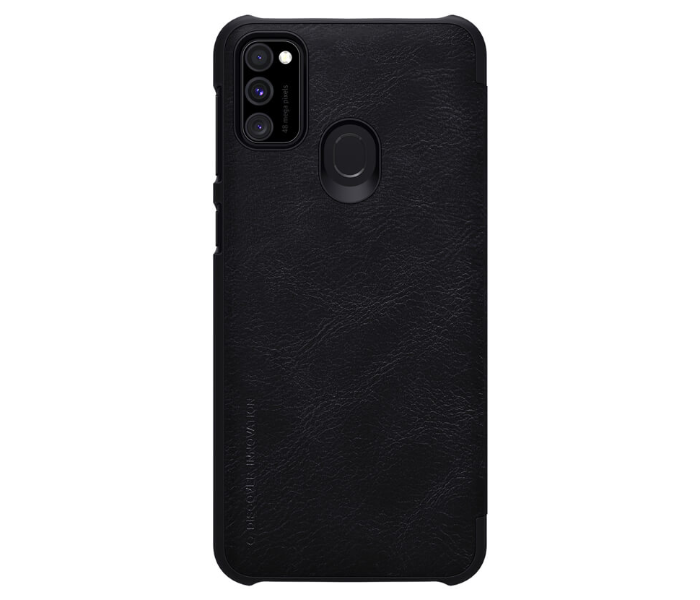 Nillkin QSM21 Qin Series Leather Case For Samsung Galaxy M30s / Samsung Galaxy M21, Black - Zoom Image 1