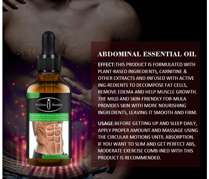 Aichun Beauty AC31871 30ml Eight Pack Removes Fat Remove Renews Skin Essential Oil For Men - Zoom Image 5