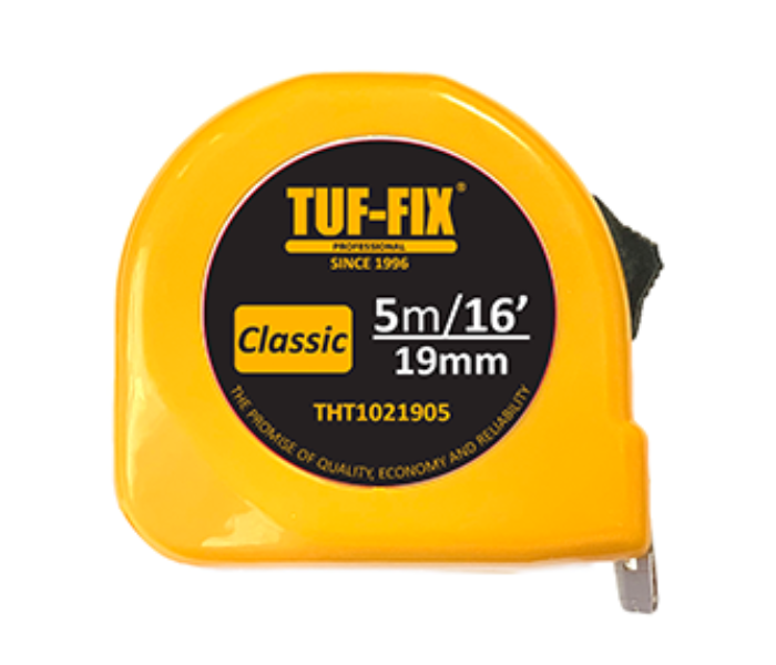 Tuf-Fix TMT1 5 Meter Measuring Tape - Yellow - Zoom Image