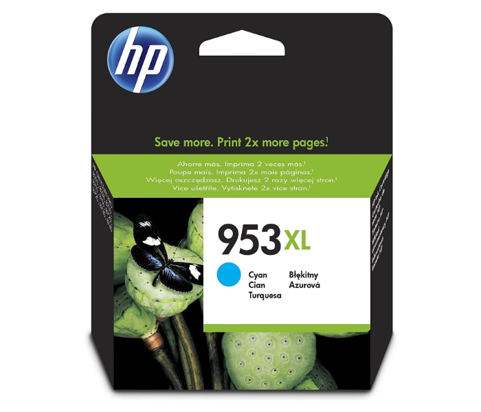 HP 953XLC High Yield Ink Cartridge Original Cyan - Zoom Image