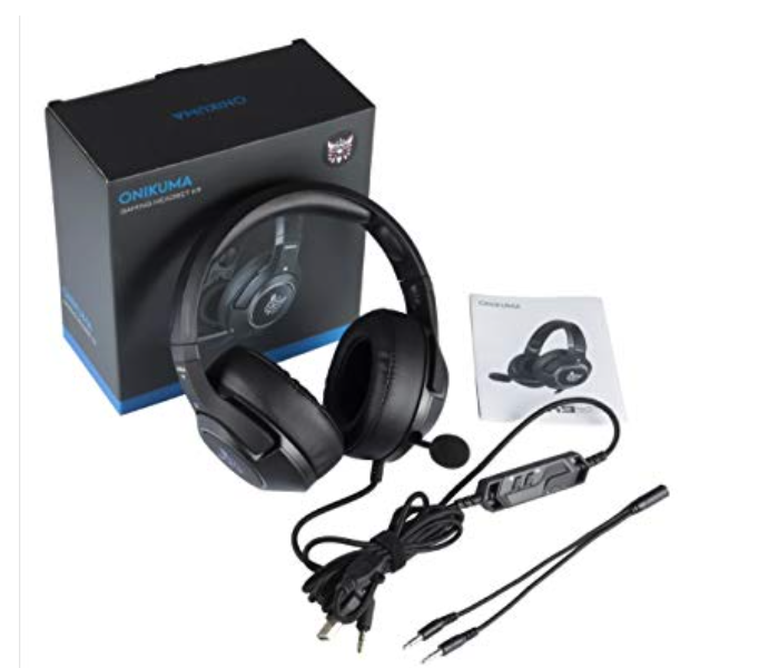 Onikuma K9 Stereo Gaming Headset With Led Light Black - Zoom Image 2