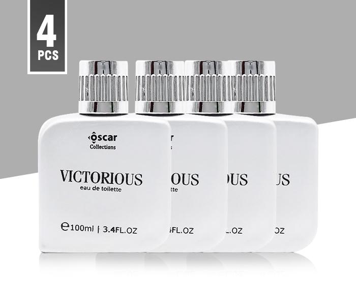 Oscar Collections 100 ml Victorious Eau de Toilette Natural Spray - Pack of 4 - Zoom Image