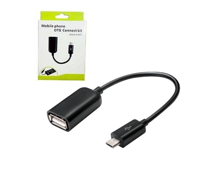 Generics Android Phone OTG Connection Kit Micro OTG Cable Adapter - Zoom Image