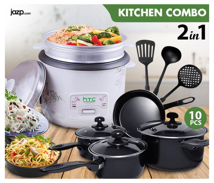 Epsilon EN4691 Nonstick 10 Pc Cookware Set Image