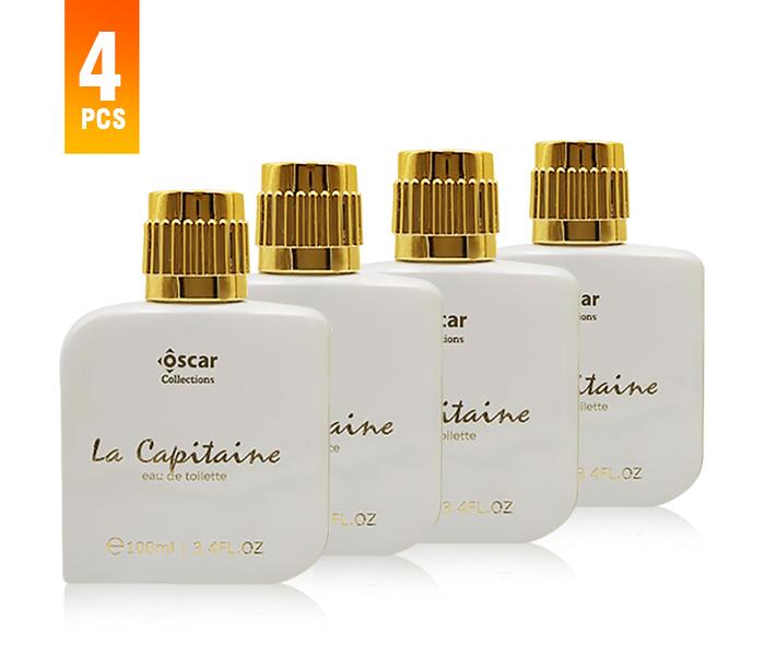 Oscar Collections 100 ml La Capitaine Eau de Toilette Natural Spray - Pack of 4 - Zoom Image 2