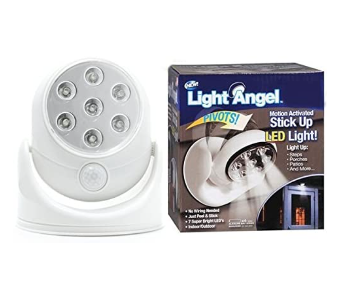 Light Angel LED Motion Activated Sensor Stick Up Night Cordless – White  - Zoom Image 1