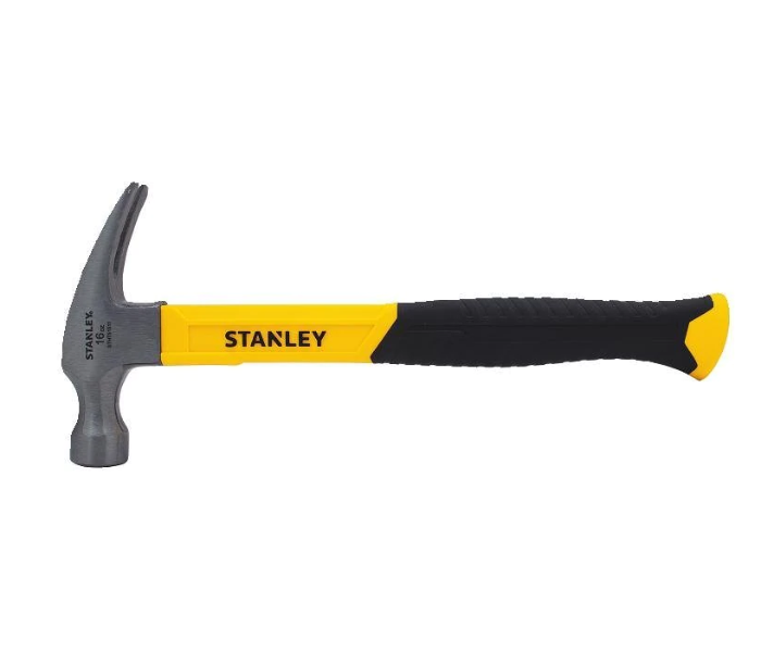 Stanley SH1 16oz Fiber Glass Hammer - Black and Yellow - Zoom Image