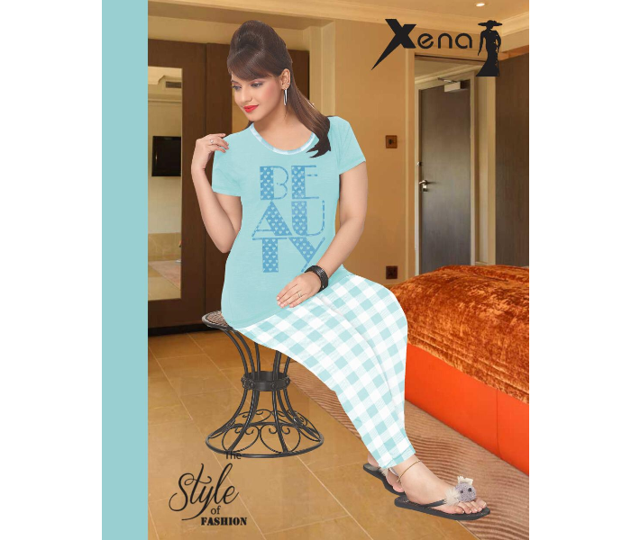 Xena HS-65 Large The Style Of Fashion Genuine Quality Pyjama Set - Zoom Image