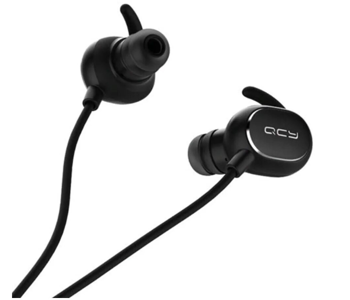 QCY QY19 Wireless Bluetooth In-Ear Stereo Sport Sweat proof In-Ear Stereo Earbuds Headphone With Mic - Black - Zoom Image 2