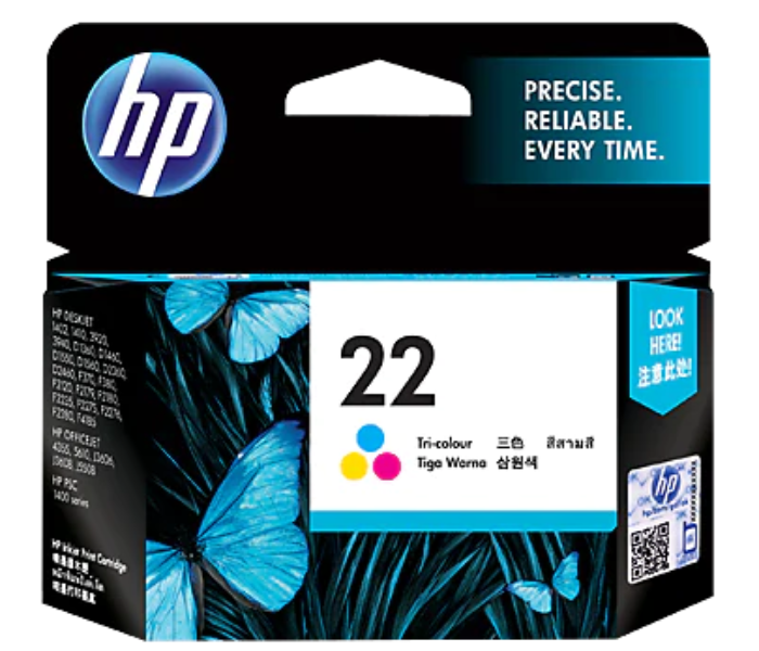 HP 122 Ink Cartridge Original Tri Color - Zoom Image