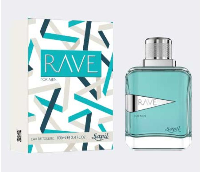 Sapil 100ml Rave Eau De Toilette for Men - Zoom Image 1