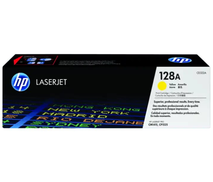 HP 128A CE322A  Toner Cartridge Yellow - Zoom Image