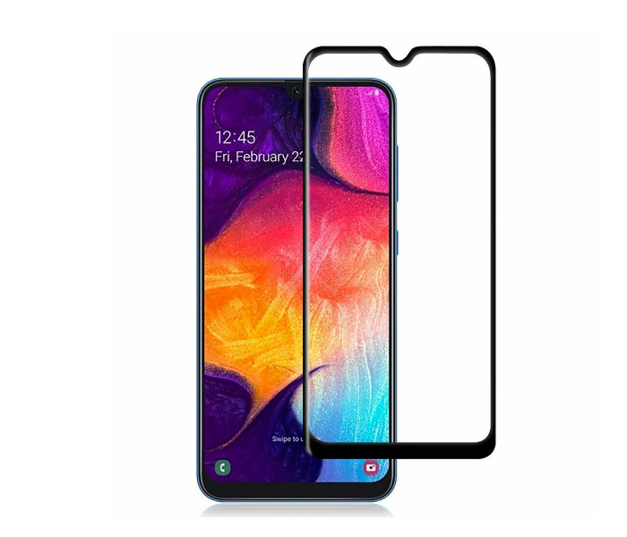 Generics TGA60 MB 9H Edge To Edge Protection Tempered Glass Screen Protector For Samsung Galaxy A60 - Black - Zoom Image