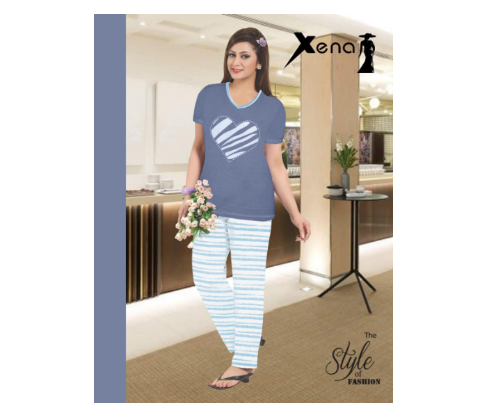 Xena HS-21 Large The Style Of Fashion Genuine Quality Pyjama Set - Zoom Image