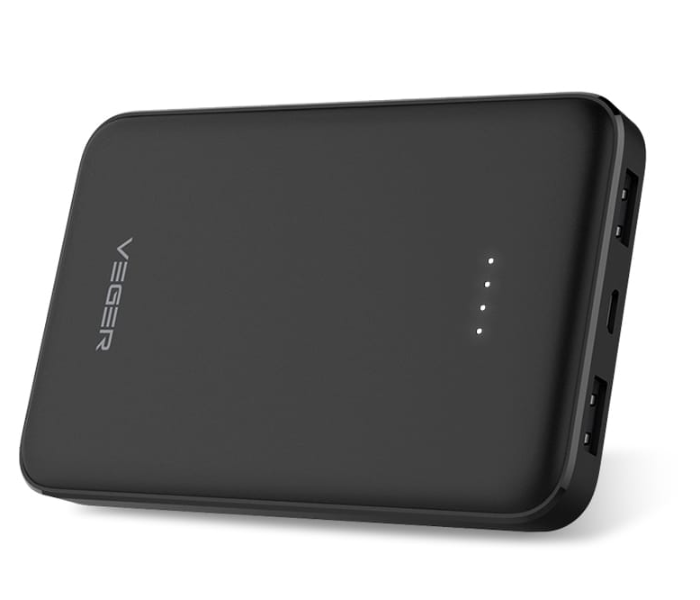 Veger V18 22000 mAh  Heavy Duty Genuine Quality Power Bank - Black - Zoom Image