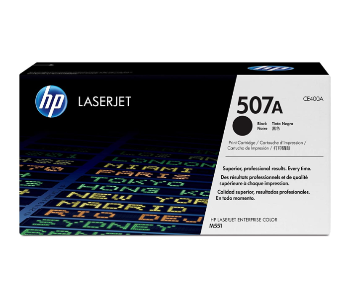 HP 507A CE400 LaserJet Toner Cartridge Original Black - Zoom Image