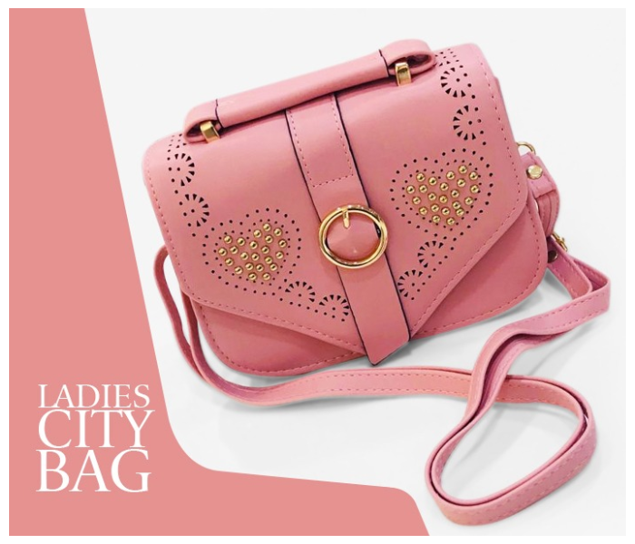 Victoria Mini City Design Beautiful Sling Bag for Women - Pink - Zoom Image 1