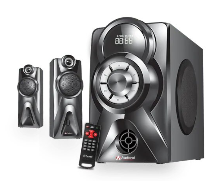 Audionic MEGA100 2.1 Channel Black Beauty Speaker - Black - Zoom Image 1