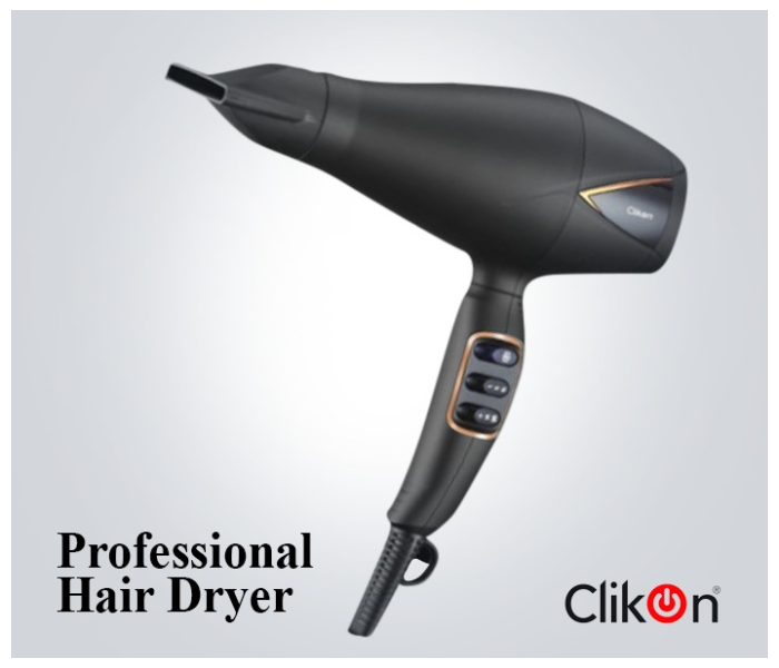 Clikon CK3303 Professional Hair Dryer - Black - Zoom Image 1