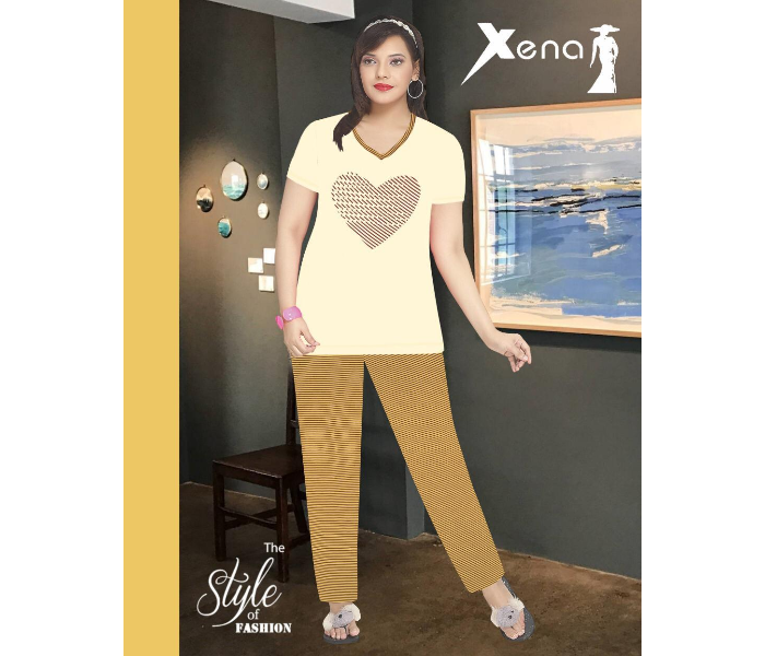 Xena HS-1 Medium The Style Of Fashion Genuine Quality Pyjama Set - Zoom Image