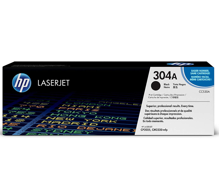 HP 304A CC530A LaserJet Toner Cartridge Original Black - Zoom Image