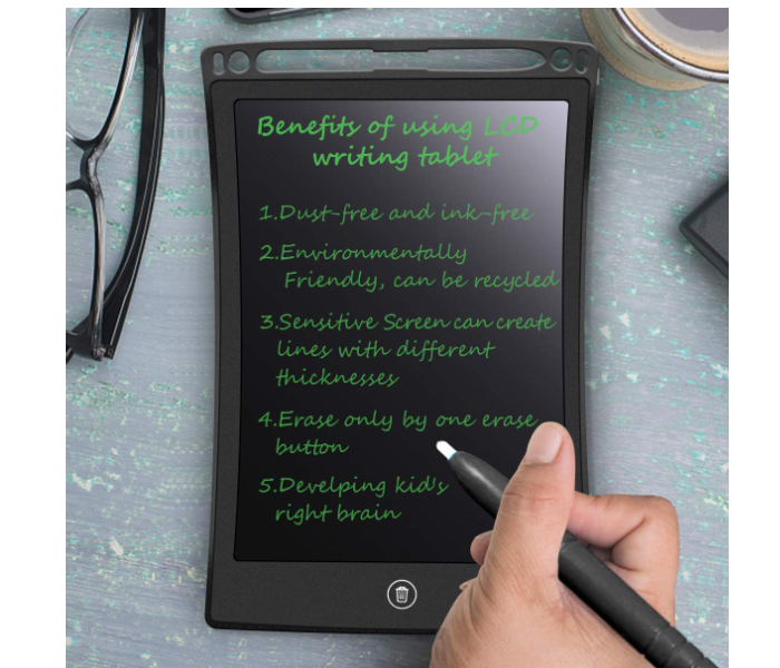 Generics Portable 8.5 Inch LCD Writing Tablet for Kids Pads with Erase Button - Zoom Image 3