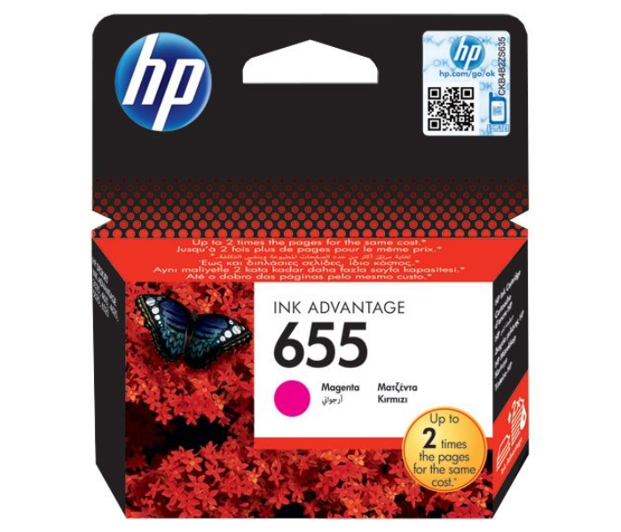 HP655M  Ink Advantage Cartridge Original Magenta group - Zoom Image