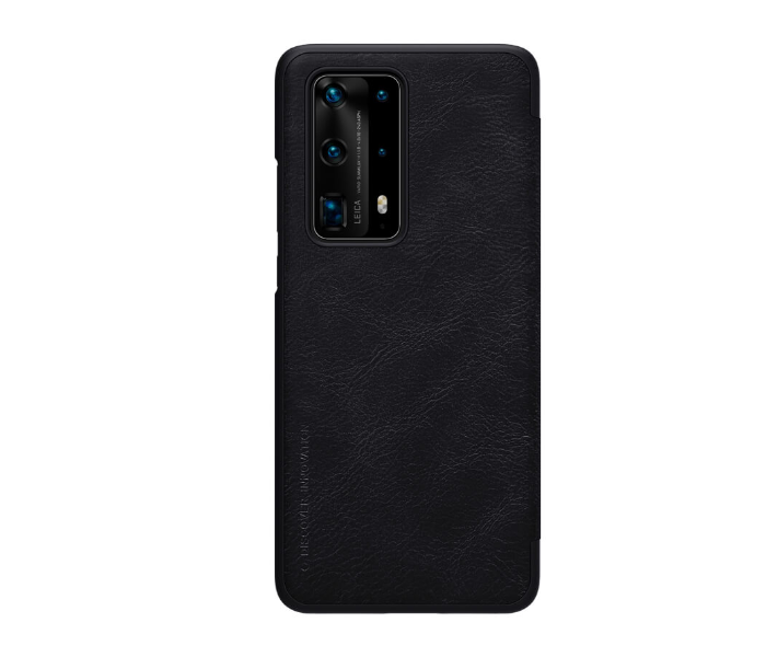 Nillkin QSP40PRO Qin Series Leather Case For Huawei P40 Pro Plus - Black - Zoom Image 2