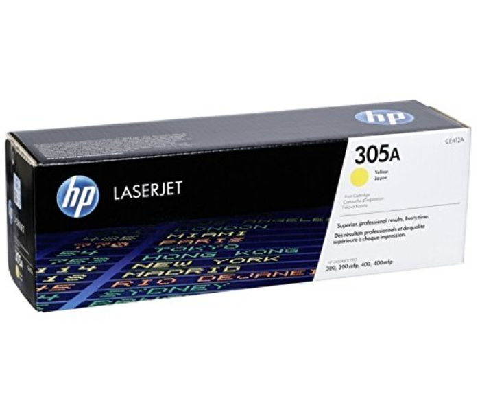 HP 305A CE412 LaserJet Toner Cartridge Original Yellow - Zoom Image