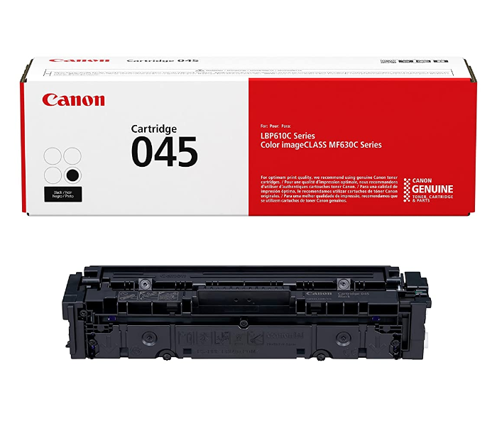 Canon 045 Genuine Toner Cartridge Black - Zoom Image 1