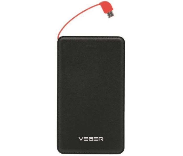 Veger V58 15000mAh Power Bank for Smart Phones – Black   - Zoom Image