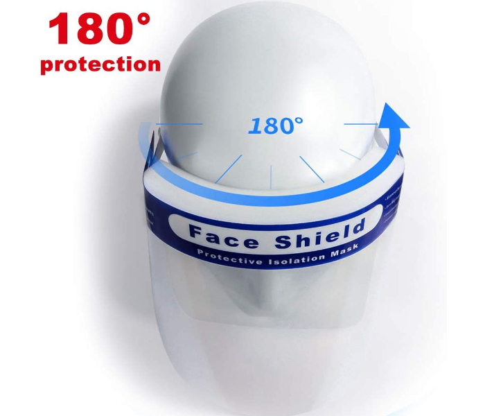 Plastic Shield Protect Eyes and Face with Clear Open Protective Film - Zoom Image 5