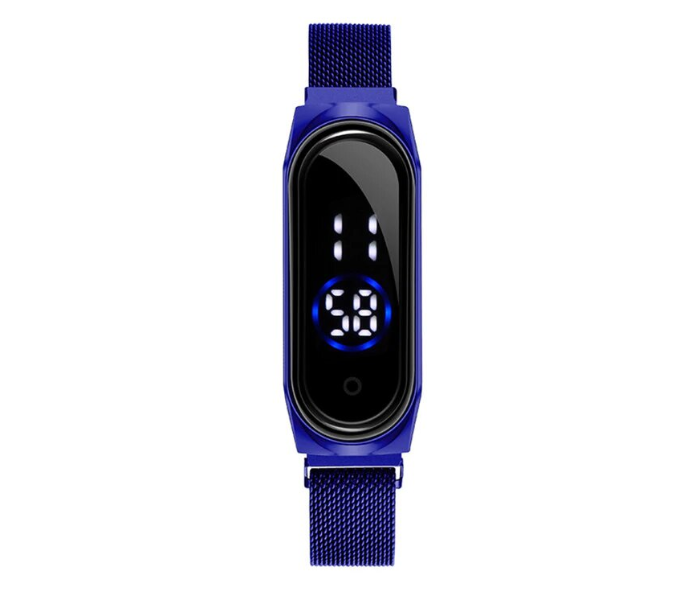 Jongo New Trend Digital Wrist Watch JA157-2 Touch Screen with Magnetic Mesh Belt -Blue - Zoom Image