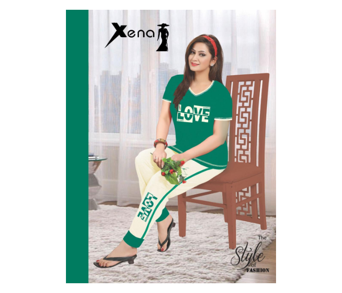 Xena HS-54 Medium The Style Of Fashion Genuine Quality Pyjama Set - Zoom Image