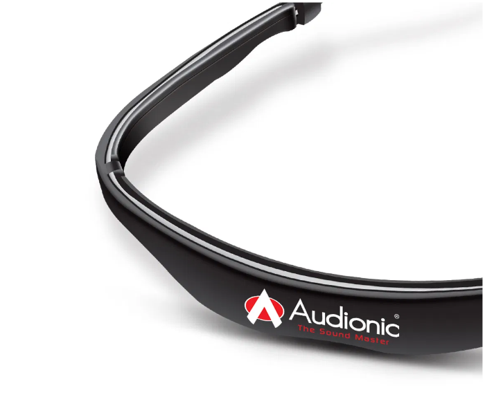 Audionic A750 Wireless Bluetooth Neckband - Black - Zoom Image 3