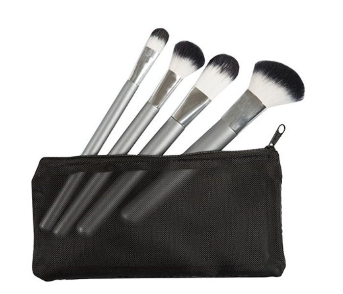 Cecile 4pcs Set Make Up Brush With Bag - Zoom Image