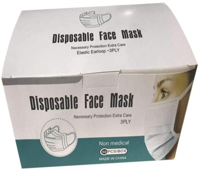 3 Ply Disposable Masks 50 pcs per Box - Zoom Image 3