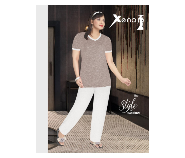 Xena HS-8 Extra LargeThe Style Of Fashion Genuine Quality Pyjama Set - Zoom Image