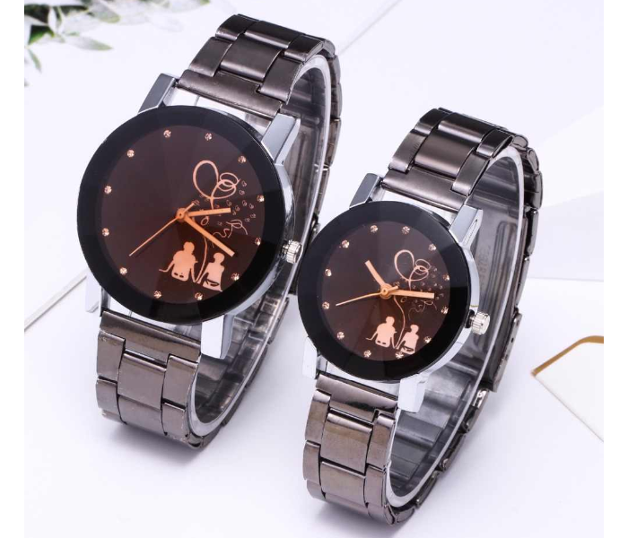 Montre Femme Fashion Couple Stainless Steel Watch - Zoom Image