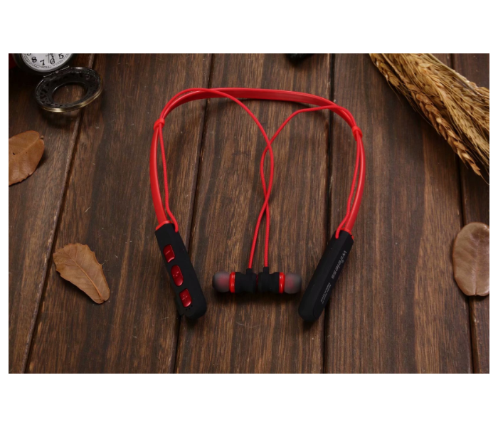 U77 Wireless Bluetooth Headset - Black and Red - Zoom Image 1