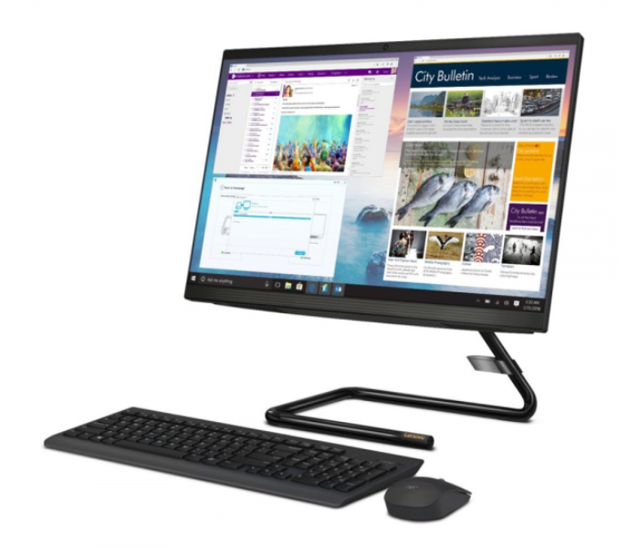 Lenovo F0EB003WAX Ideacenter A340-22IWL  i3-8145u 4GB RAM 1TB 21.5inch FHD WIN10 HOME64 - Black - Zoom Image 2