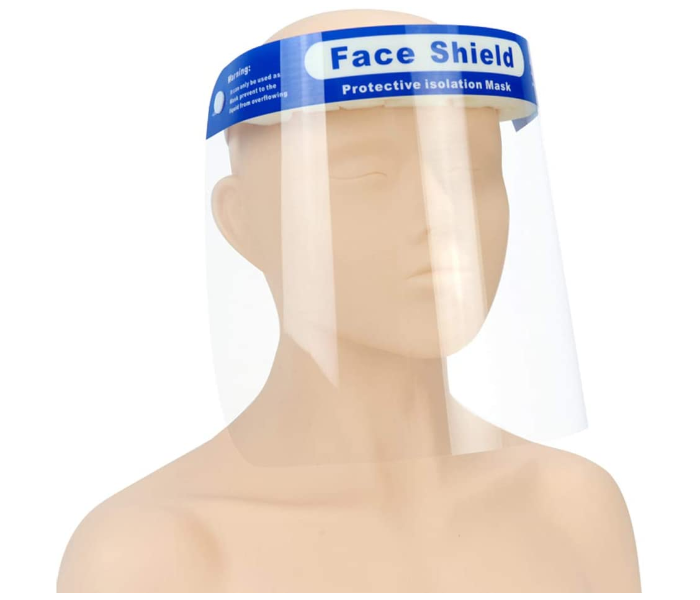 Plastic Shield Protect Eyes and Face with Clear Open Protective Film - Zoom Image 1