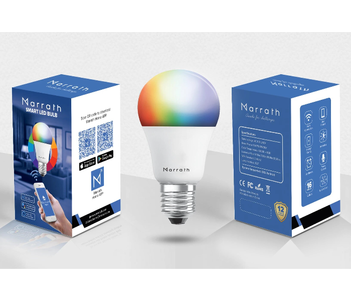 Marrath MSHLA002 Smart Home Wifi Colour Bulb - Zoom Image 3