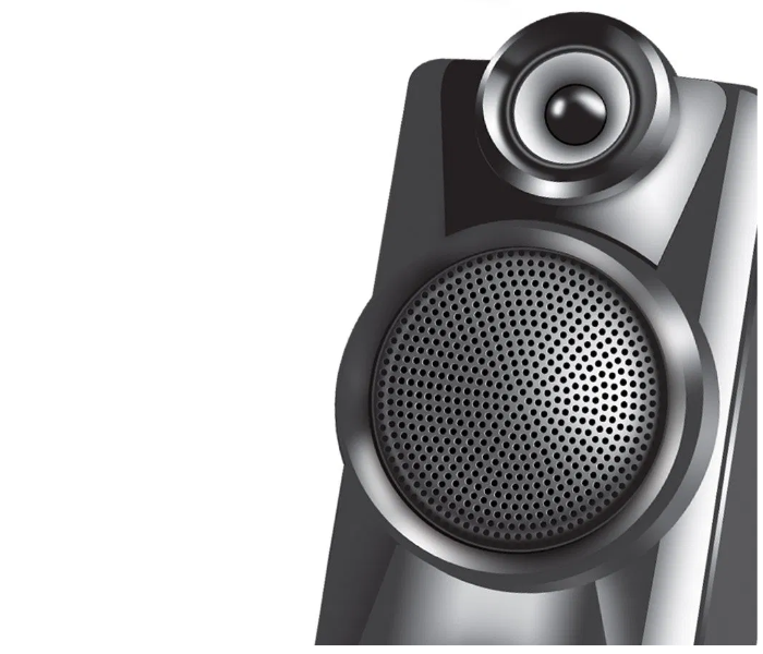 Audionic MEGA100 2.1 Channel Black Beauty Speaker - Black - Zoom Image 5