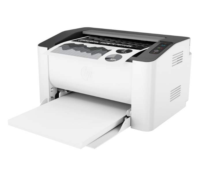 HP 4ZB78A Laser 107W Printer - White - Zoom Image 2