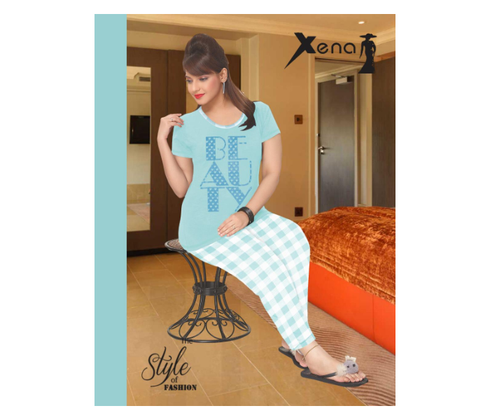 Xena HS-62 Extra Large The Style Of Fashion Genuine Quality Pyjama Set - Zoom Image