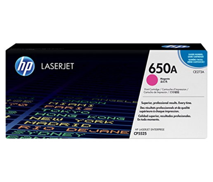 HP 650A CE273 LaserJet Toner Cartridge Original Magenta - Zoom Image