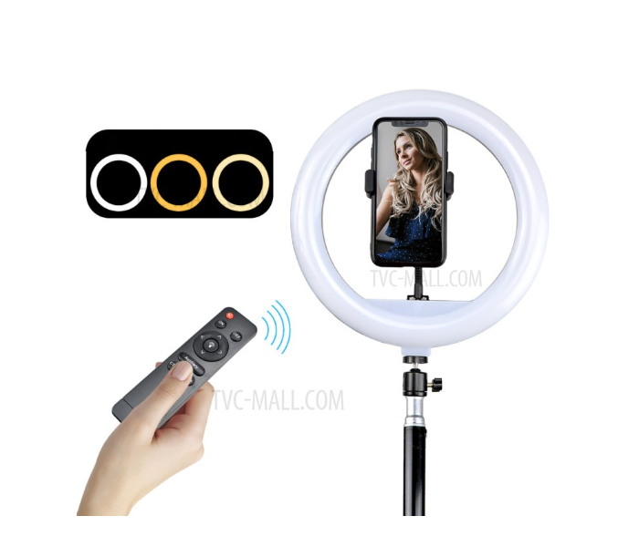 TikTok RMN CQL YQ-320 TikTok Selfie Ring 30CM Fill Light and Cell Phone Holder for iPhone Android With Remote Control and Light Stand for Live Stream  - Zoom Image 2