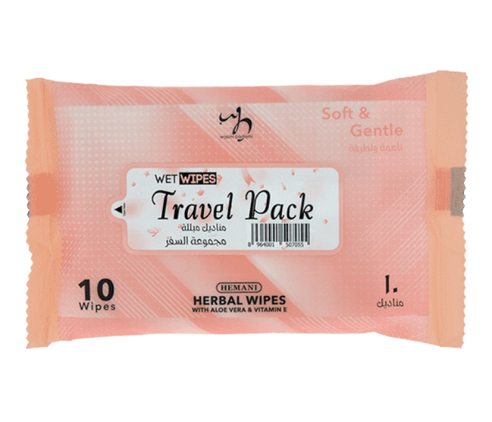 WB By Hemani Travel Pack Wet Wipes - Zoom Image